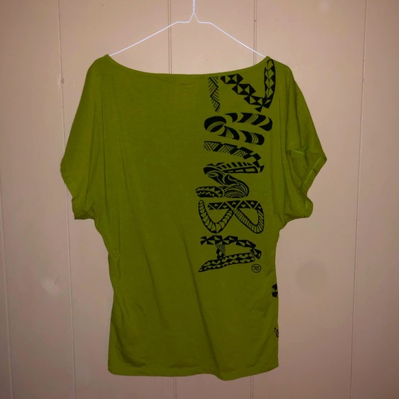 Zumba oversized T-shirt- Dark green - Picture 2 of 3